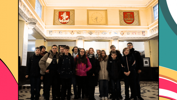 7b klasės mokiniai dalyvavo jungtinėje 14-oje Kauno bienalėje ,,Artumo geografija