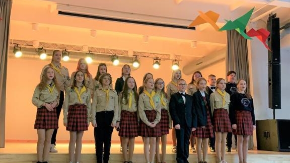 1-2, 5-6 klasių moksleiviai kartu su Skautais dalyvavo Kauno miesto kūrybinės raiškos konkurse ,,Lietuva - mano širdyje