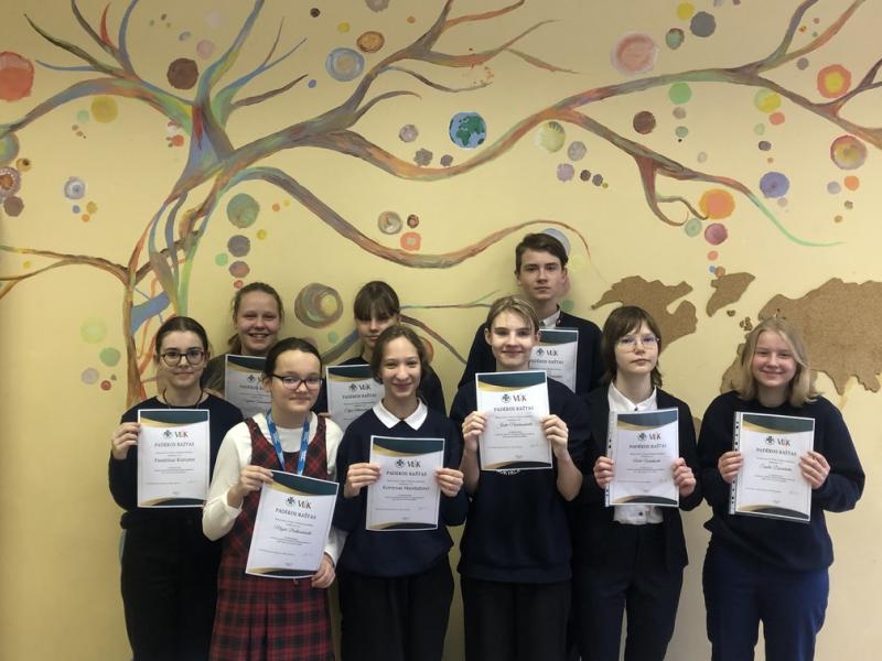 Mūsų mokyklos mokiniai dalyvavo konkurse ,„Kas man yra lietuvių kalba